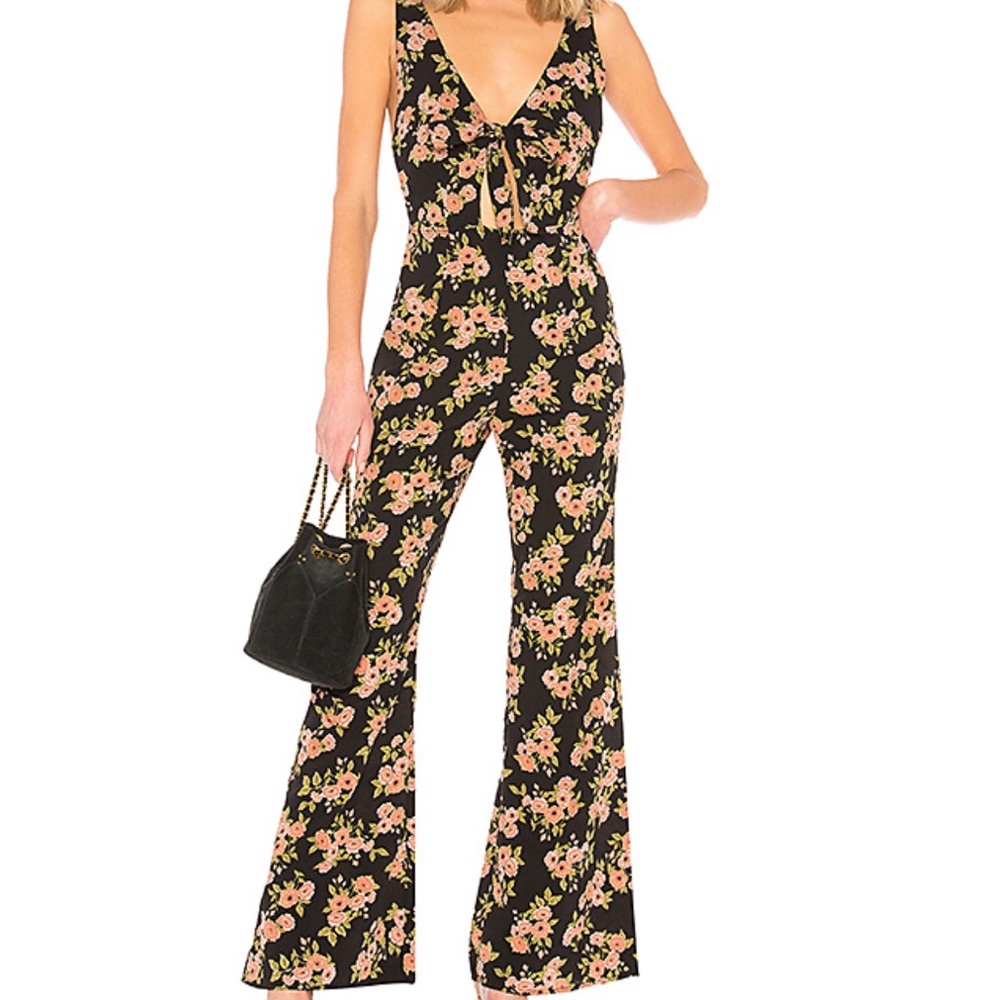 BRAND NEW Floral black Jumpsuit